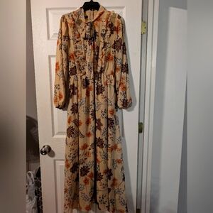 Floral Long Sleeve Dress